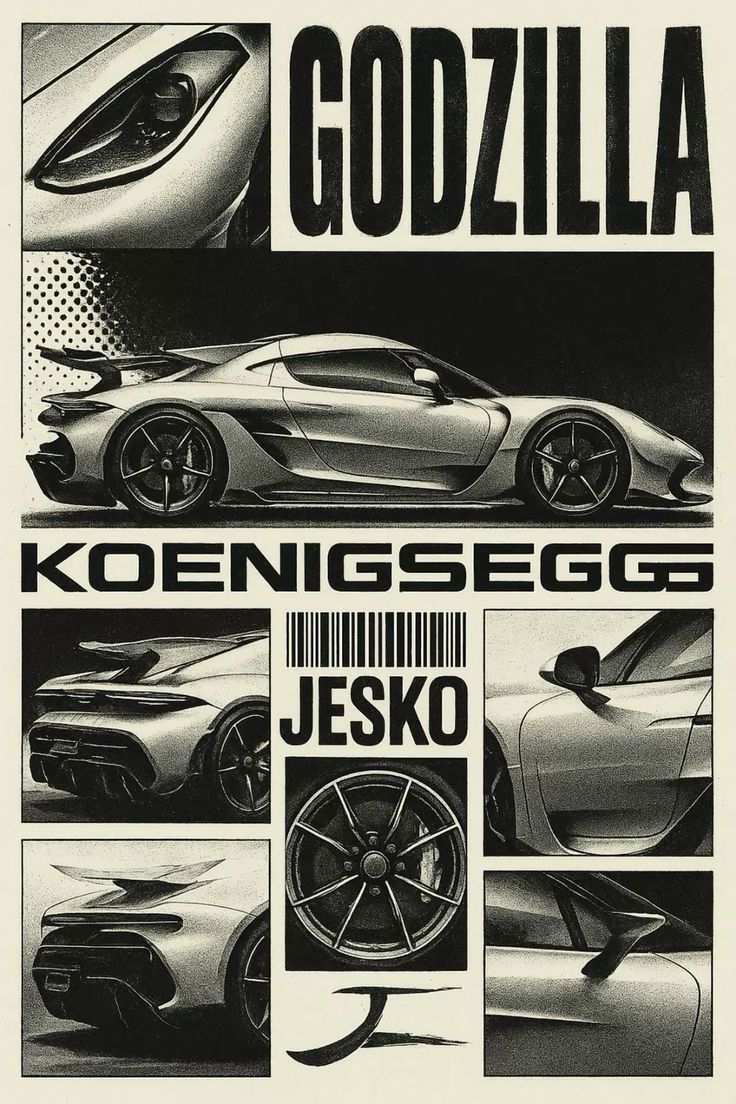 Koenigsegg - blue print